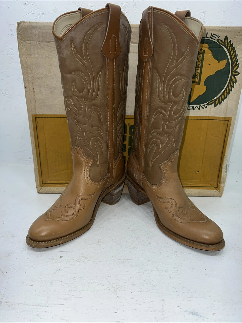 New Women’s Brown Texas Brand Fashion Cowboy Boots. 4911 6 M. 19-15