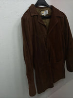 New Women’s SIMCO Brown Leather Jacket 38 3C-54
