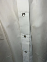 New Men’s Yellow Circle S Pearl Snap Long Sleeve Shirt 15x32 M P-33