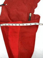 NOS Red Show Chaps Adjustable Waist 34” N-30
