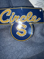 New Vintage Blue Circle S Polyester Pants #CP4768QR SS-30