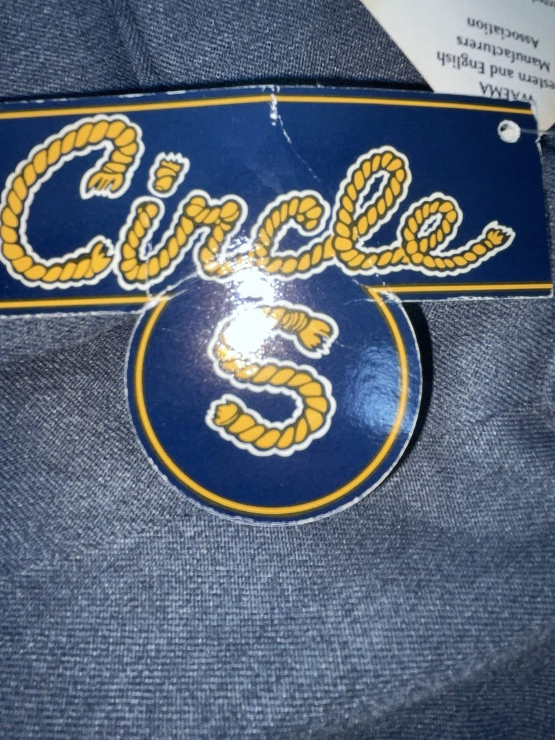 New Vintage Blue Circle S Polyester Pants #CP4768QR SS-30