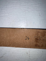 New Brown Genuine Leather Nocona Tooled 24” Belt #6400B NN-37