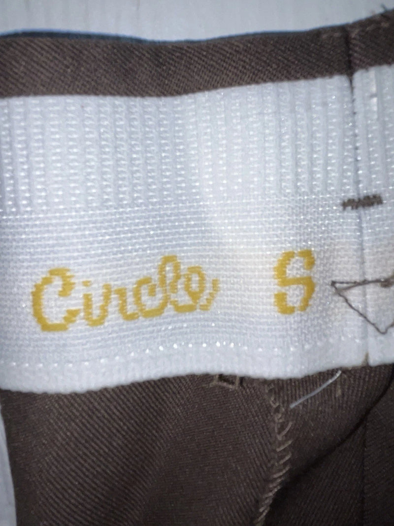 New Vintage Green Circle S Polyester Pants #CP4793 XX-92