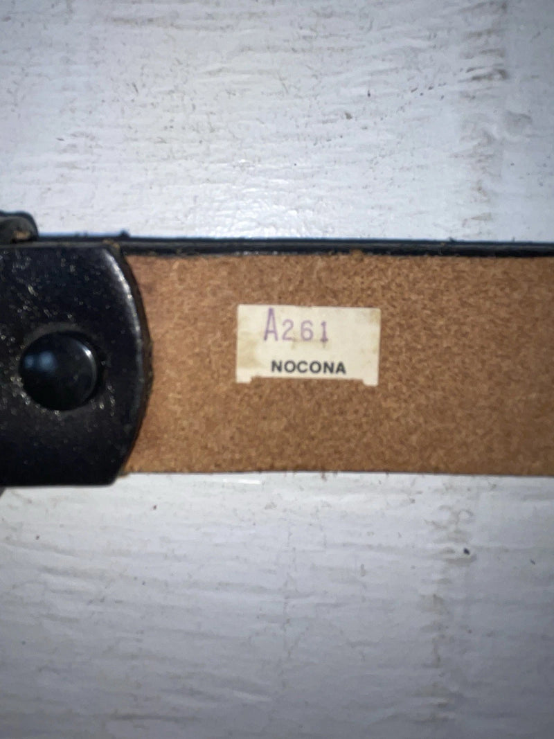 New Gray Genuine Leather Nocona Tooled 18” Belt #A261 NN-79