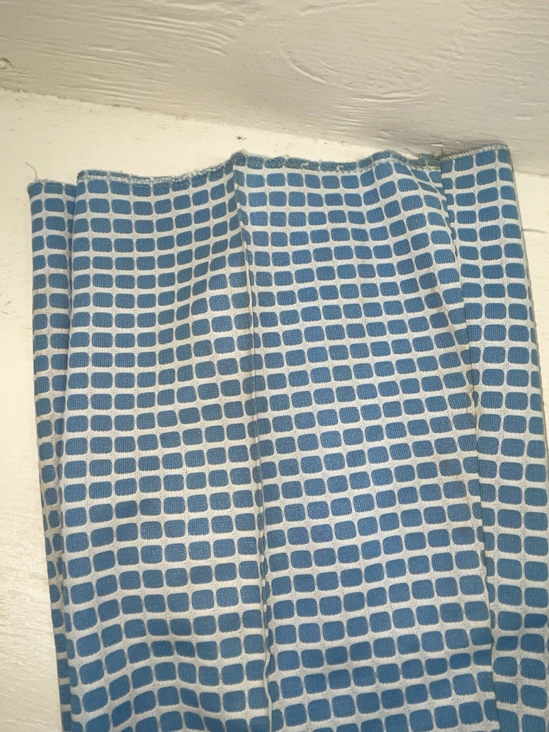 New Vintage Blue Checkered Lee Polyester Pants #2652644 VV-75