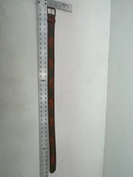New Brown Genuine Leather Tooled 34” Belt Z-95