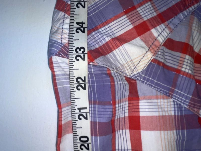 New Women’s Plaid Cumberland Outfitters Long Sleeve Button Up Shirt M 3B-37