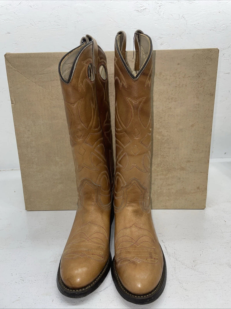 New Women’s Brown Texas Brand Cowboy Boots. L 195 7 M. 18-69