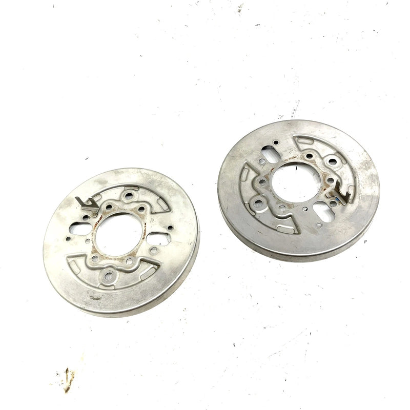 01-04 Honda TRX500 Rancher OEM Front Brake Backing Plate Set 45110-HN5-671 AH79
