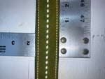 New Green Genuine Leather Weaved 38” Belt #927 JJ-71