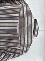 New Men’s ELY Cattleman Multiple Color Strip Short Sleeve Pearl Snap XL J-36