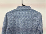New Men’s Miller Blue Deigned Long Sleeve Pearl Snap 15.5 Medium II-102