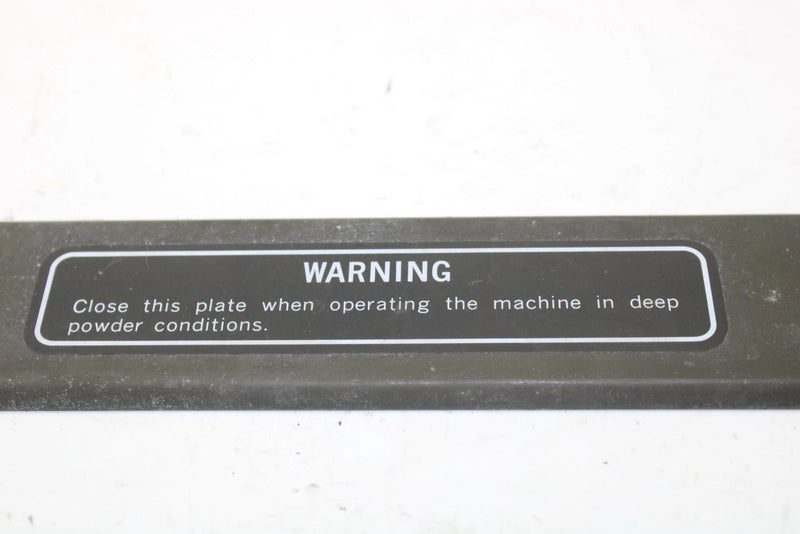 85 Yamaha Phazer OEM Front Bumper Plate 80L-77185-00-00 SY42