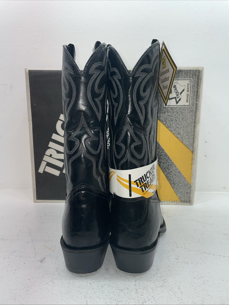 New Men’s Black Texas Brand Cowboy Boots. 7650 10 E E. 6-91