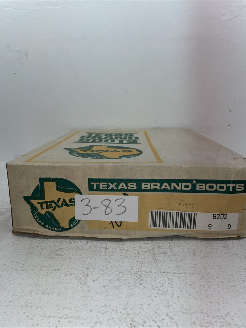 New Men’s Brown Texas Brand Cowboy Boots. 8202 9 D. 3-83