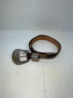 New Brown Genuine Leather Wrangler 28” Belt #4820 JJ-106