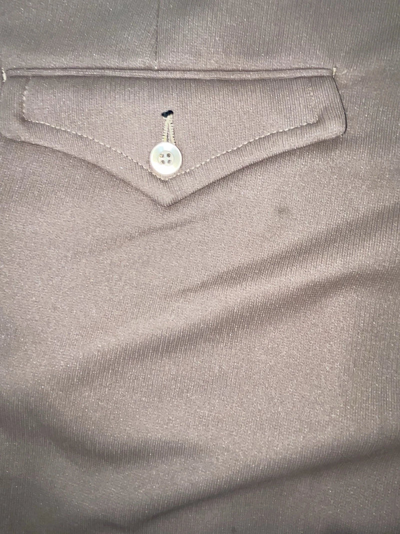 New Vintage Brown Dickson Jenkins Polyester Pants #2442 SS-36