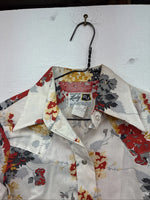 New Women’s Dickson Jenkins Floral Long Sleeve Pearl Snap Size 30 KK-3