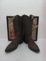 New Men’s Brown Texas Brand Cowboy Boots. 8941 10 D. 6-39