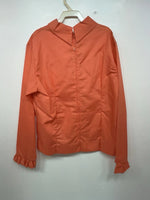 New Women’s Coral Permanent Press Long Sleeve Shirt 3B-29