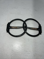 New Congress Leather O Ring Smooth Mouth Snaffle #471139 U-8