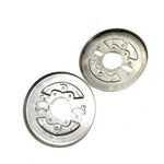 01-04 Honda TRX500 Rancher OEM Front Brake Backing Plate Set 45110-HN5-671 AH79