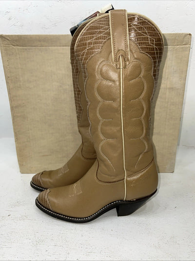 New Women’s Brown Kenny Rodger’s Cowboy Boots. 40508 6 M. 19-36