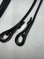 New Silver Fox Black Leather Point English Bridle #20-1189-2 W-5