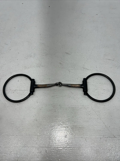 New Congress Leather O Ring Smooth Mouth Snaffle #471139 U-8