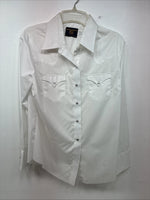 New Women’s Dickson Jenkins White Long Sleeve Pearl Snap Size 18 GG-16