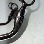 New Black Metal Tooled Welded Port Bit Long Shank LLL-6