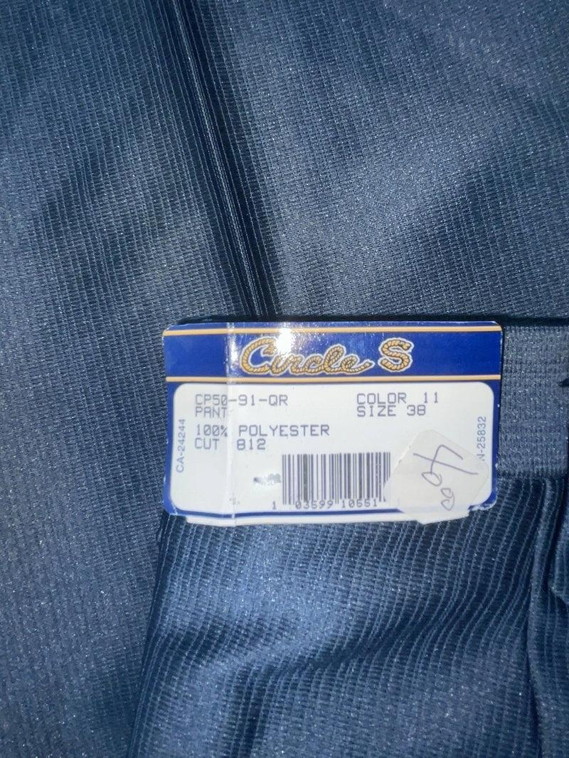 New Vintage Blue Circle S Polyester Pants #CP5091 XX-87