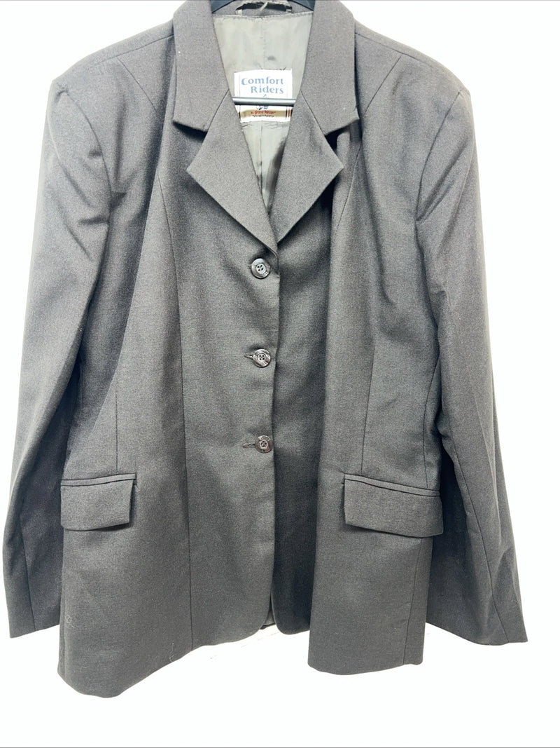New Women’s Comfort Riders Brown Hunt Meister Riding Coat 18L #23-31000 V-605