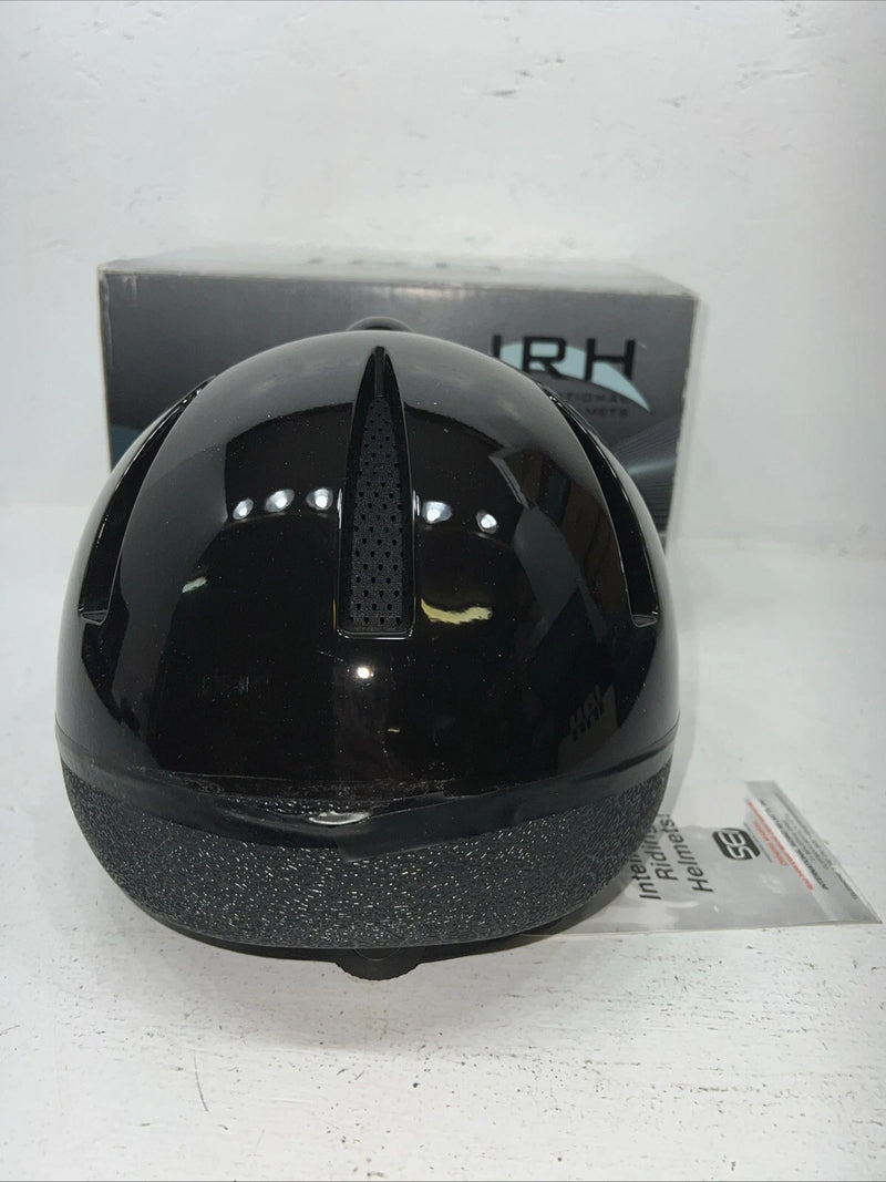 New Women’s Black IRH English Riding Helmet. 108717 Large. 12-94