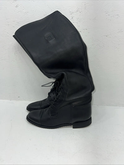 New Women’s Black Emerson English Riding Boots. 51007.5 7 1/2 W. 12-16