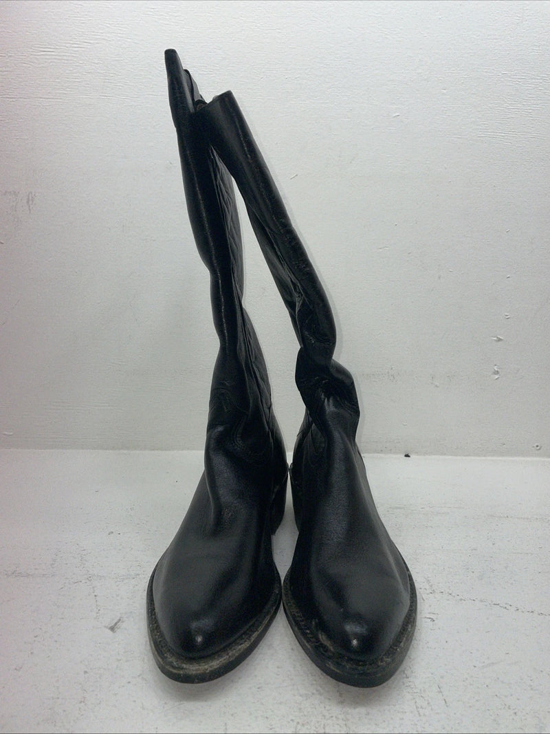 New Men’s Black Durange Cowboy Boots. 4726 10 D. 6-52