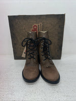 New Kids Brown Lace Up Laredo Cowboy Boots. 2005 1 M. 23-92