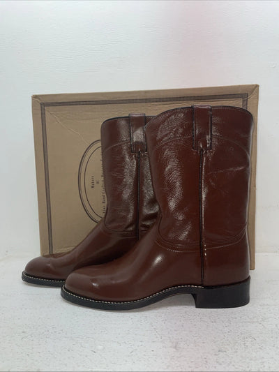 Me Women’s Brown J Chisholm Cowboy Boots. M 102 9 D. 4-125