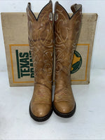New Women’s Brown Texas Brand Cowboy Boots. L 195 6 M. 20-102