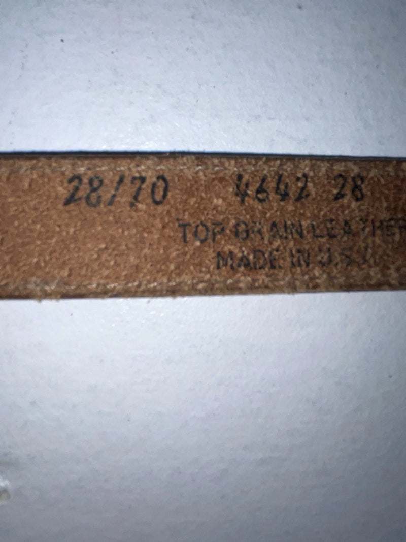New Brown Genuine Leather Acme Pendant 28” Belt #4642/28 Z-48