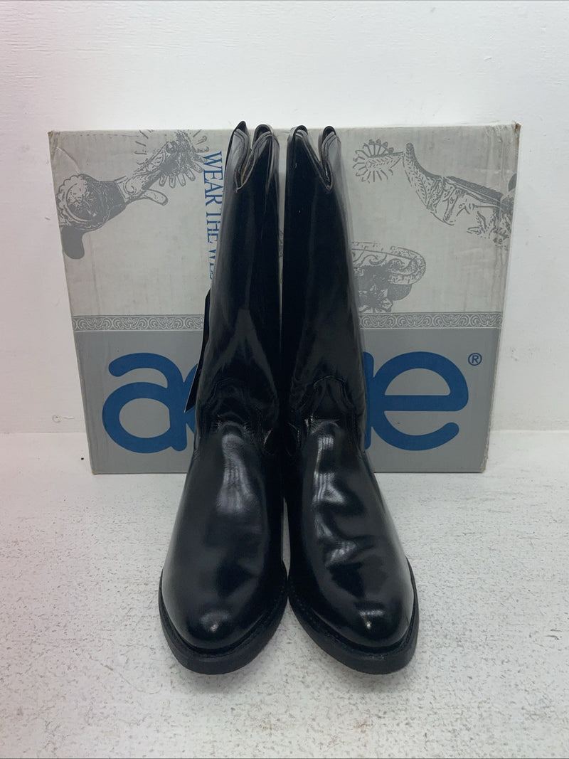 New Men’s Black Acme Cowboy Boots. 9080 8.5 8 1/2 E W. 3-132