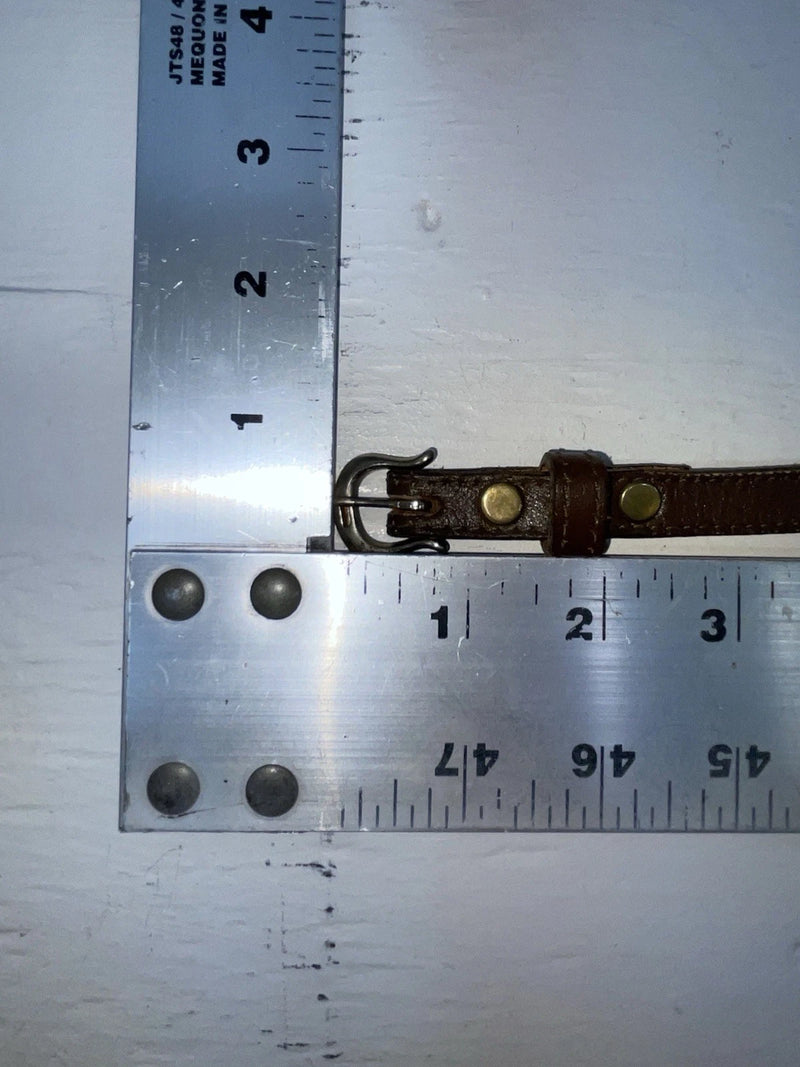 New Brown Genuine Leather Circle Y 34” Belt #9370S JJ-72