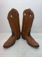 New Men’s Brown Dodge City Cowboy Boots. 134001 7 E. 1-70
