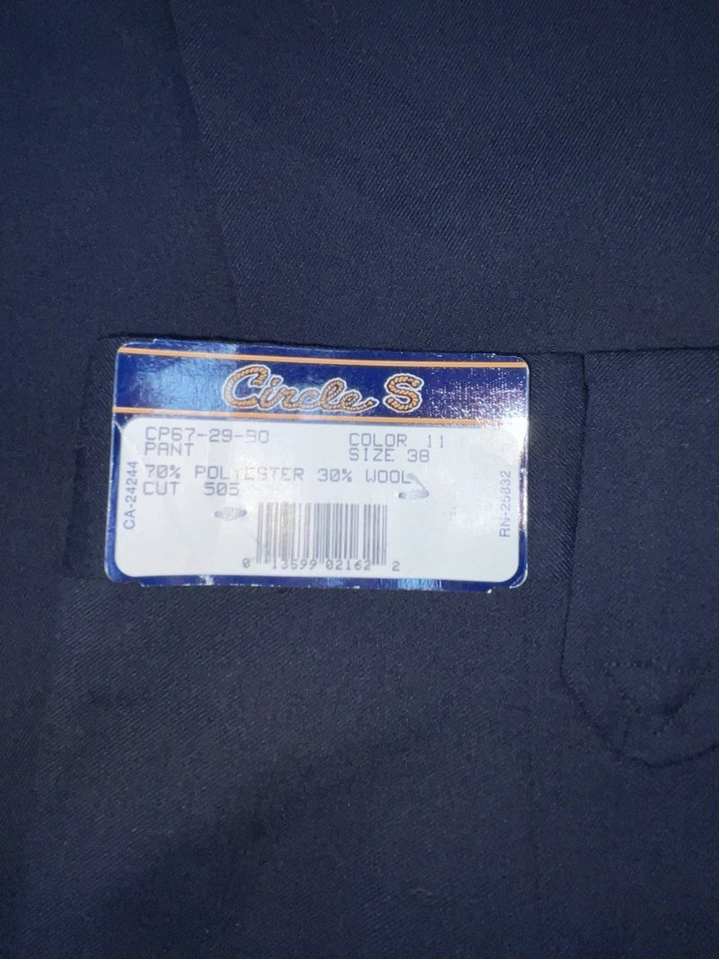 New Vintage Blue Circle S Polyester Pants #CP6729 XX-94