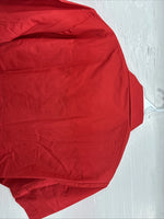 New Men’s ELY Cattleman Red Short Sleeve Pearl Snap 16 Large CC-13
