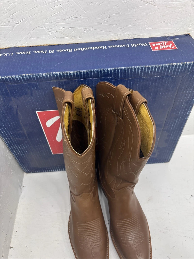 Brown Tony Lama Western Boots Size 7  3-24