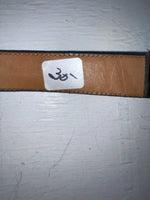 New Black Genuine Leather Wrangler 28” Belt #4820 JJ-129