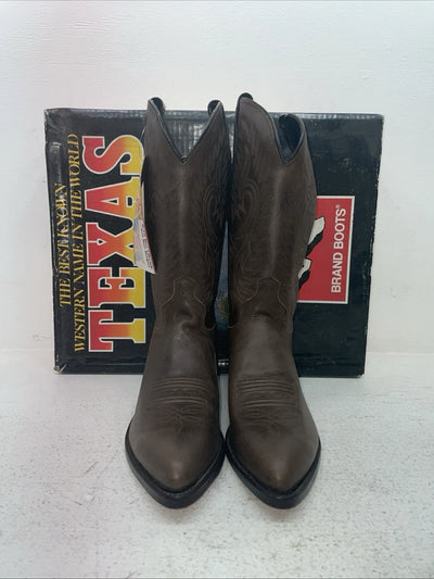New Men’s Brown Texas Imperial Cowboy Boots. M 271 9 D. 3-43