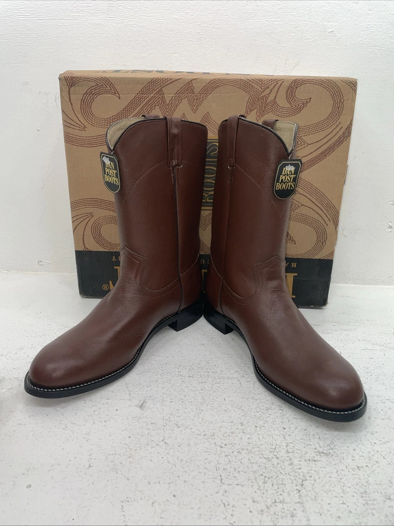 New Men’s Brown Dan Post Cowboy Boots. 26589 9.5 9 1/2 E W. 5-23